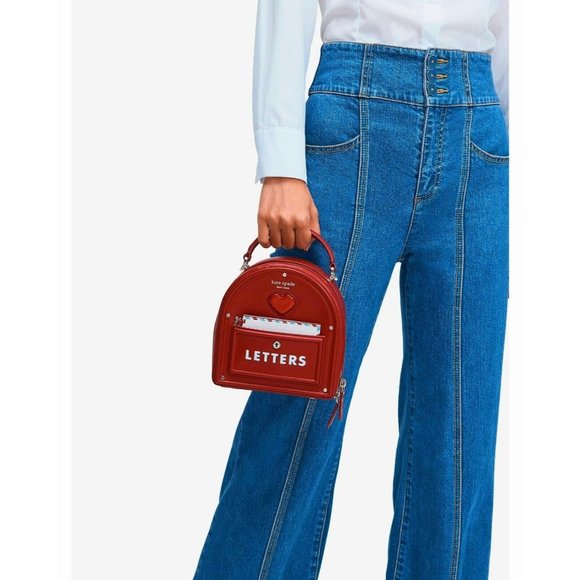 Kate Spade Yours Truly 3D Mailbox Love Letter Novelty Valentine Handbag Purse 💌 - Picture 4 of 12